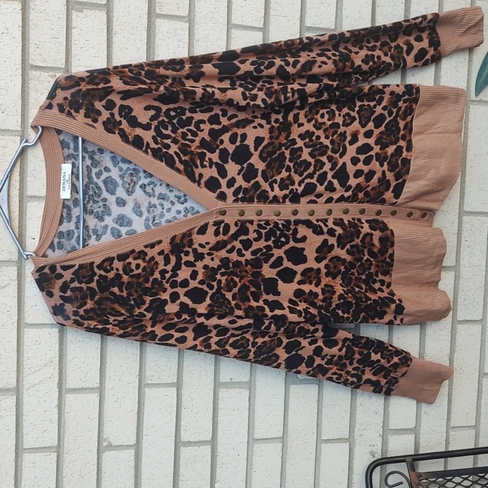🐆 Jacket Top - Picture 1 of 11